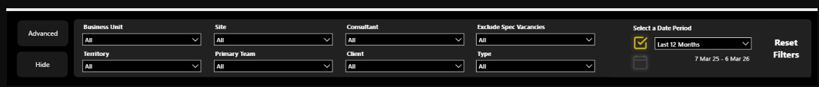 existing basic filter panel