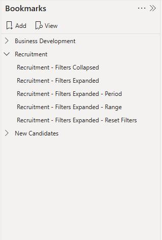 Order In The Bookmark Panel