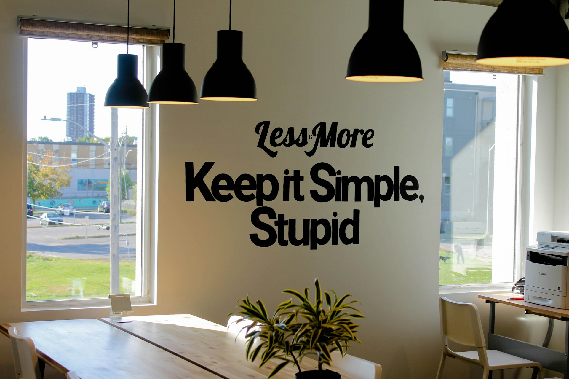 Keep It Simple Wall Text