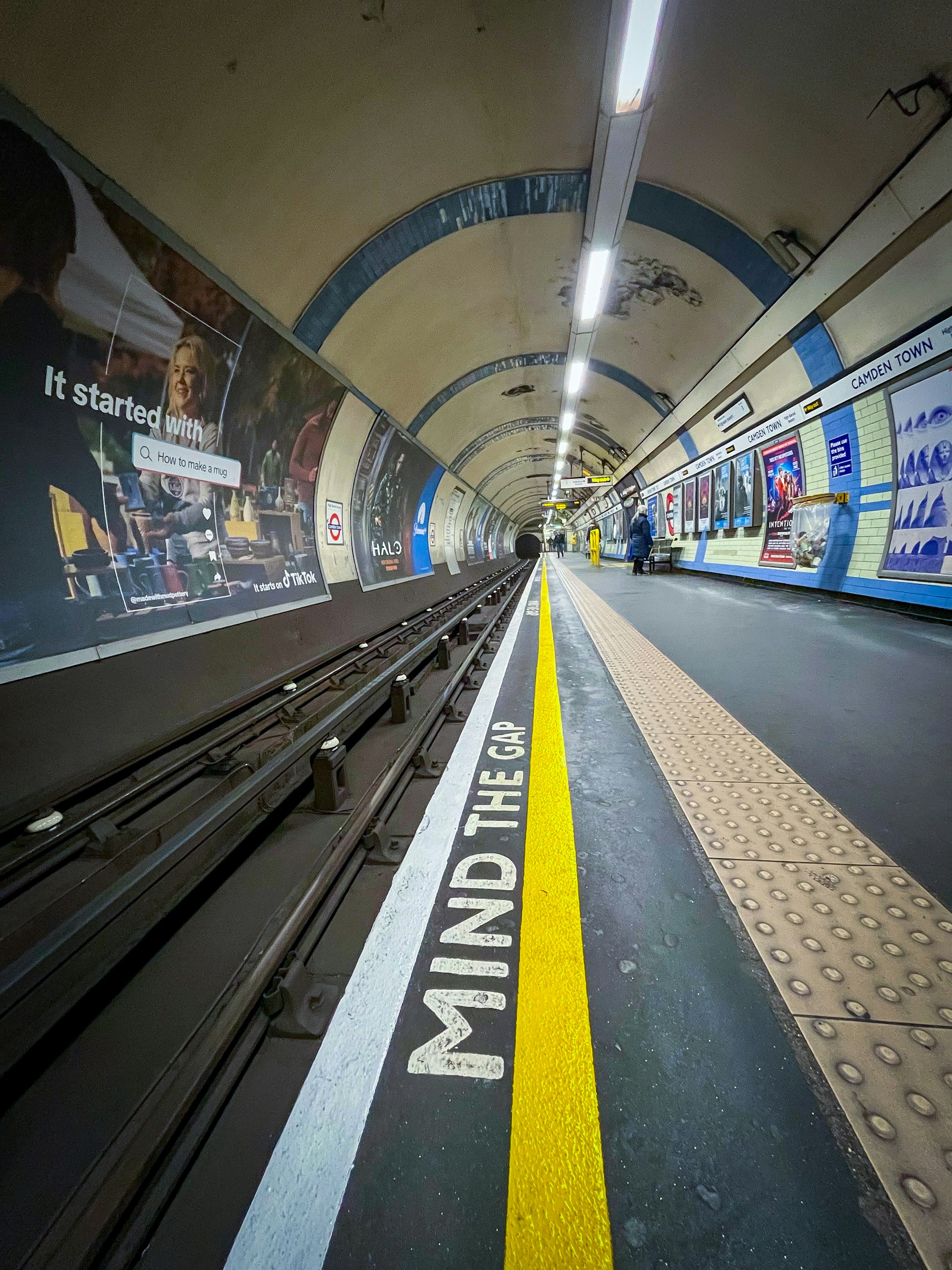 Mind The Gap warning in the London Tube