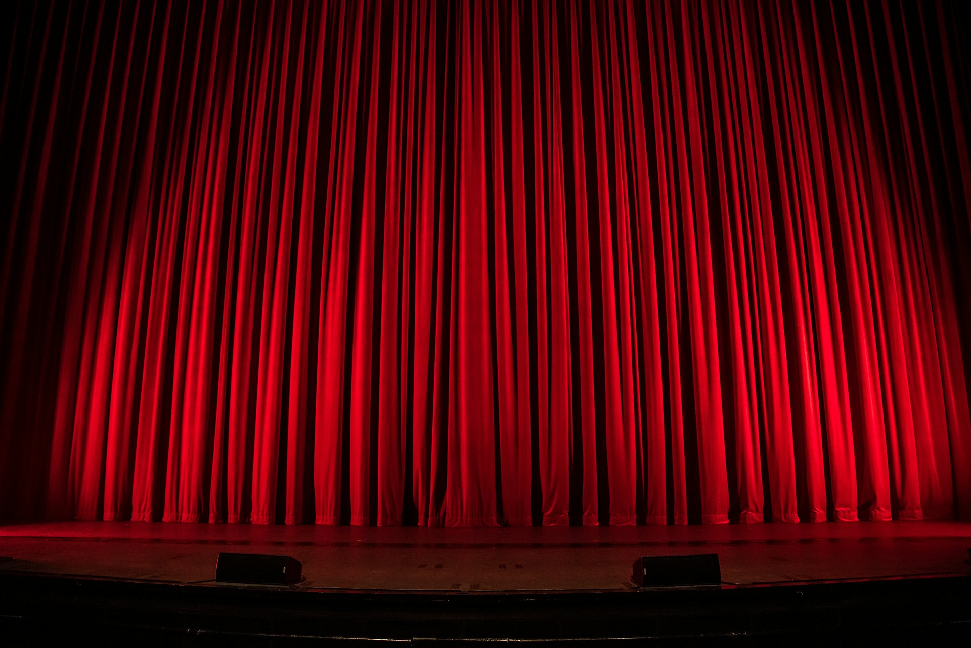 red theatre curtain